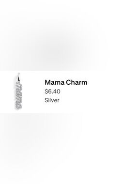 Wear Felicity - Mama Charm Silver Bracelet Charm